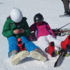 Skiing with children